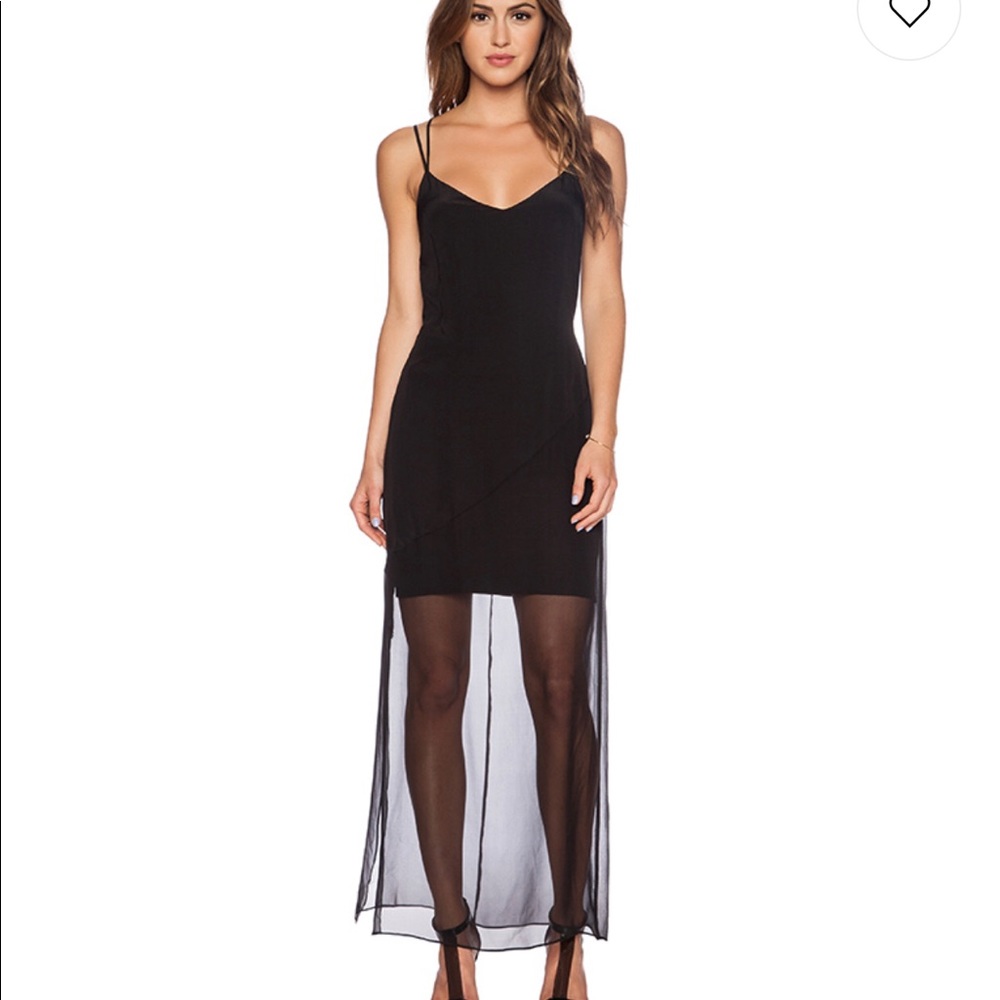 Baily 44 ‘Weary Willie’ black Maxi dress REVOLE -S